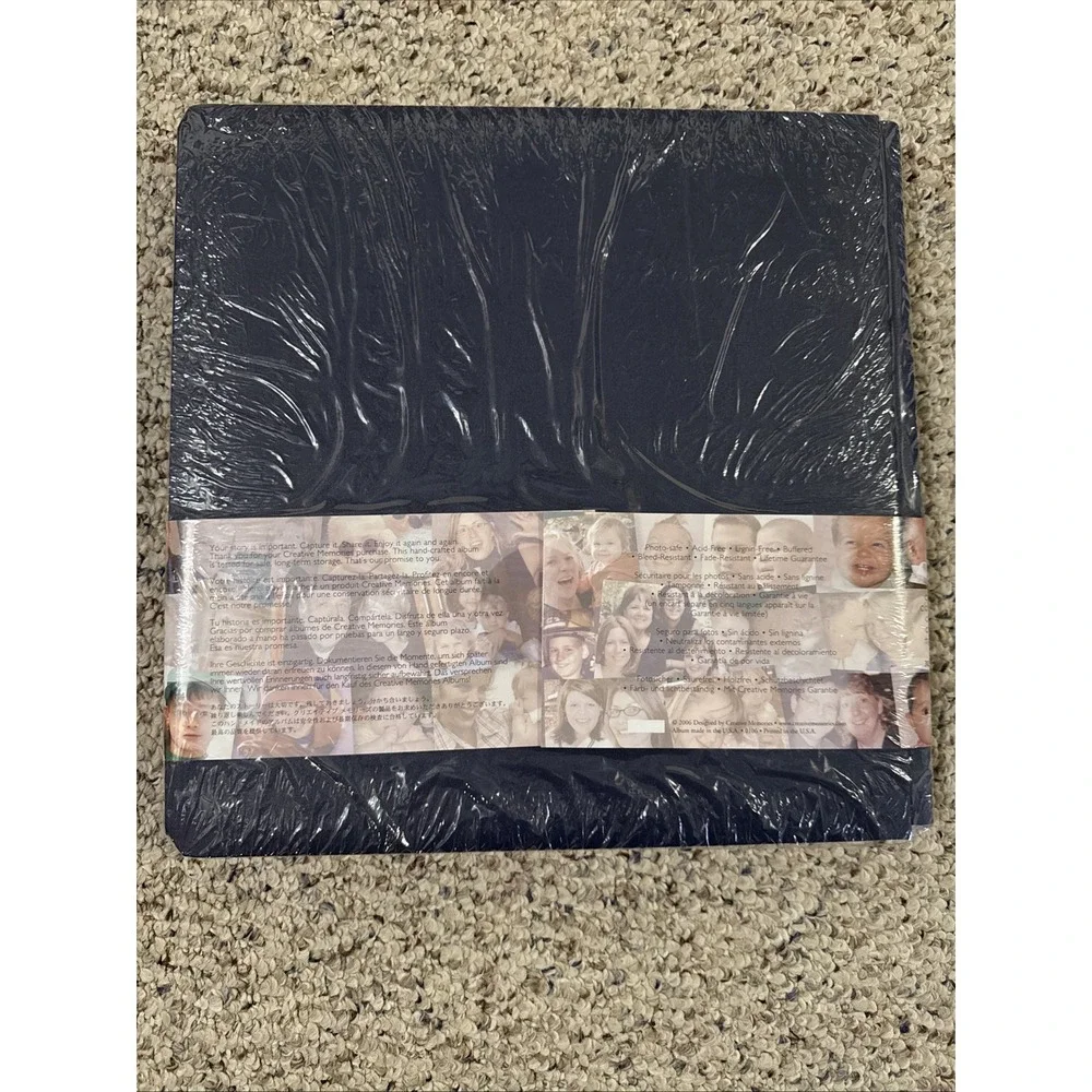 Creative Memories Premiere Coverset Black 12x12 Inch Scrapbook‎ 2006 New